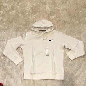 New Mens Nike White Pullover Hoodie